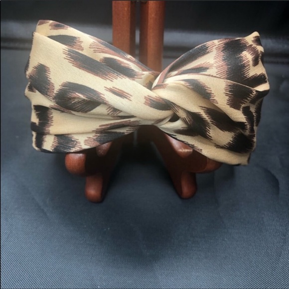 Leopard print headband - Picture 4 of 10
